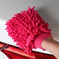 Варежка для уборки авто TORSO, двухсторонняя, 17&times;13.5 см, микс