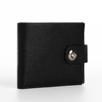 Портмоне мужское на магните, отдел для купюр, карт, монет, цвет чёрный Портмоне мужское на магните, отдел для купюр, карт, монет, цвет чёрный