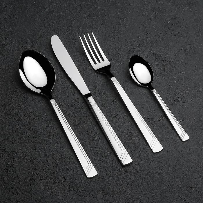 Набор столовый «Аппетит», 24 предмета, толщина 2 мм, декоративная коробка Набор столовый «Аппетит», 24 предмета, толщина 2 мм, декоративная коробка