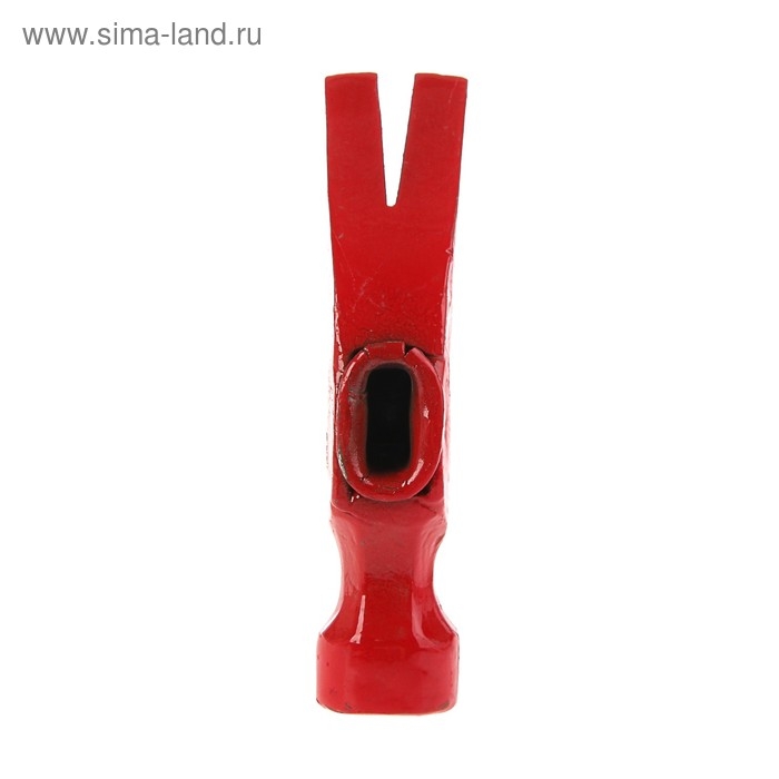 Молоток-гвоздодер ЛОМ, металлическая обрезиненная рукоятка, 560 г