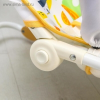 Шезлонг - качалка для новорождённых «Панда», игровая дуга, игрушки МИКС Шезлонг - качалка для новорождённых «Панда», игровая дуга, игрушки МИКС