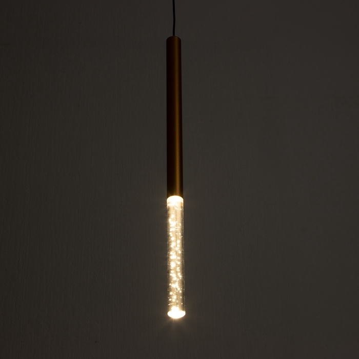 Светильник Светильник "Локус бабл" LED 5Вт 4000К матовое золото 2х2х40-140см