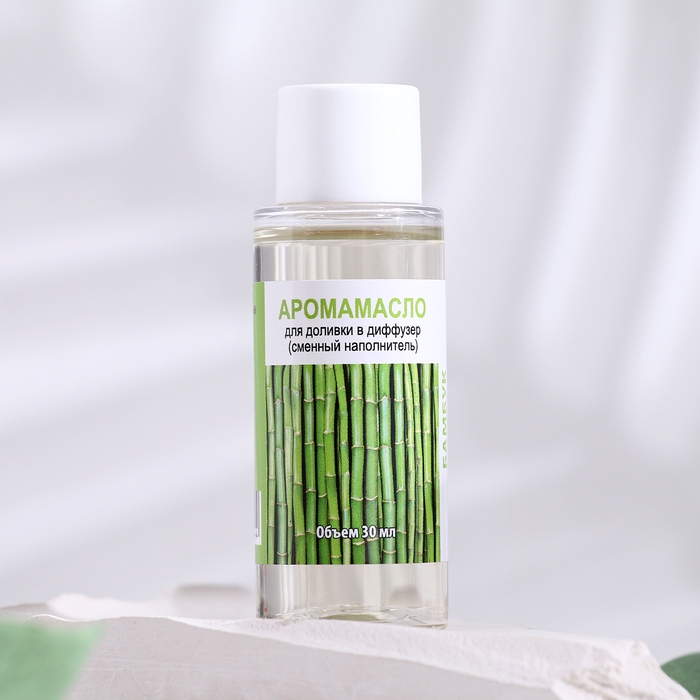 Аромамасло для доливки в диффузор Аромамасло для доливки в диффузор "Бамбук", длительного действия, 30 мл