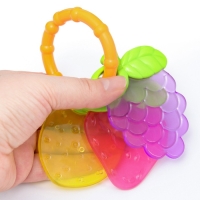 Прорезыватель силиконовый &laquo;Ягодки на кольце&raquo;, Крошка Я