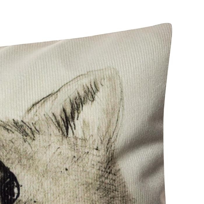 Наволочка декоративная Этель &laquo;Лиса&raquo; 40х40 см, велюр