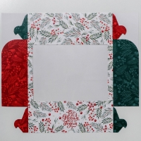 Коробка для капкейков &laquo;С Новым Годом&raquo; 25 х 33 х 10 см, Новый год