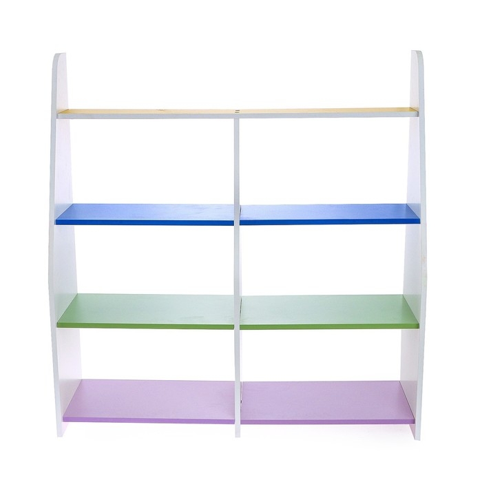 Стеллаж с сужением &laquo;Добрые зверята&raquo;, три полки, МИКС