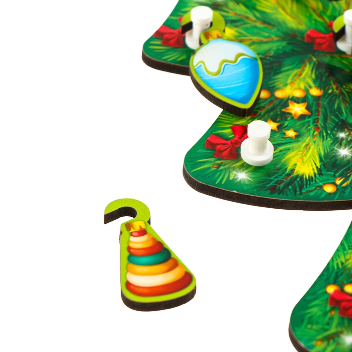 Новогодняя развивающая игрушка &laquo;Новый год! Ёлочка&raquo;, 15 х 20 см