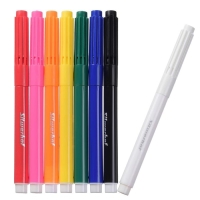 Кресло Бюрократ, с подлокотником, синий, спинка сетка, белый пластик, CH-W797/BL/TW-10