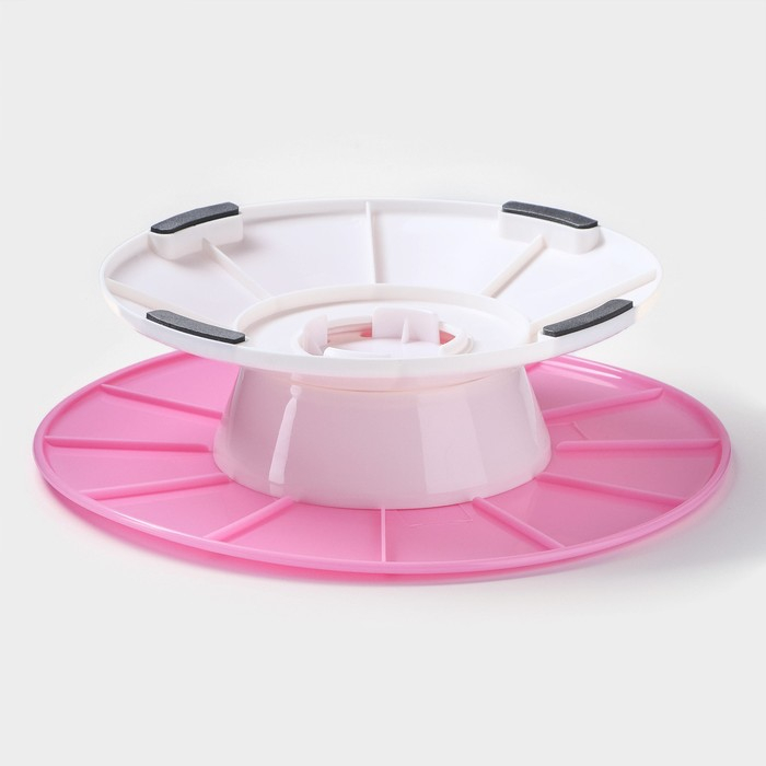 Подставка для торта вращающаяся &laquo;Мелоди&raquo;, d=29 см