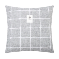 Наволочка декоративная Этель Квадраты цвет серый,45х45 см полиэстер