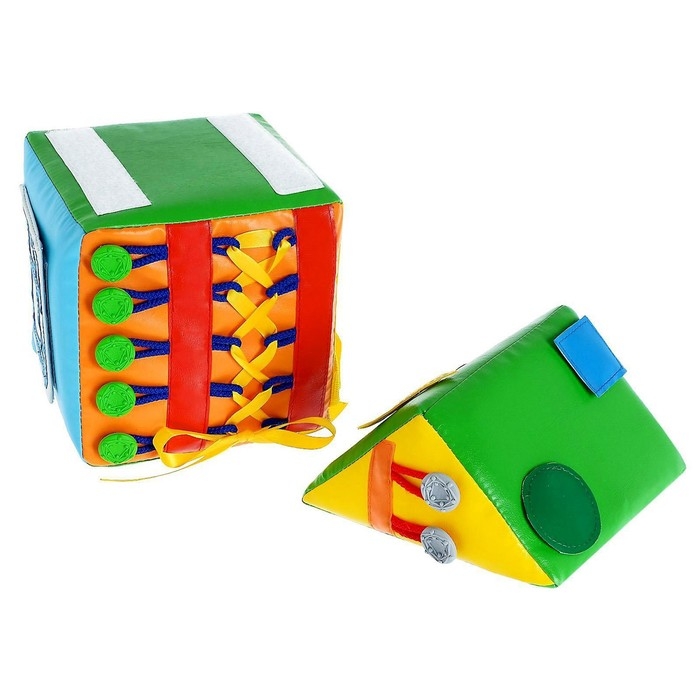 Мягкий модуль тактильный &laquo;Домик Малышок&raquo;, по методике Монтессори