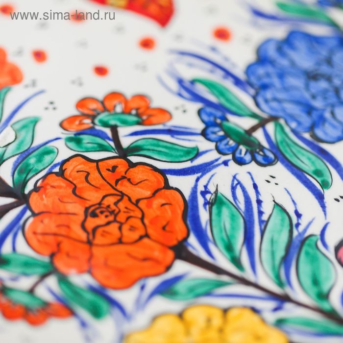 Ляган &laquo;Лето&raquo; в форме листка, 41 см