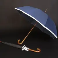 Зонт-трость светоотражающий Reflect, синий