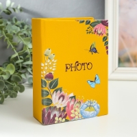 Фотоальбом на 100 фото 10х15 см "Цветочный" МИКС кожзам 16,5х13х5 см Фотоальбом на 100 фото 10х15 см "Цветочный" МИКС кожзам 16,5х13х5 см