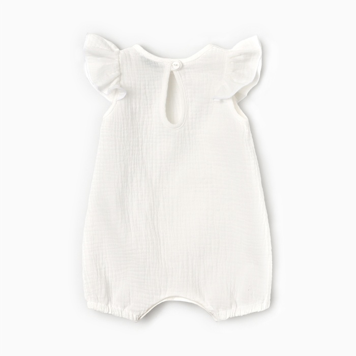 Комбинезон (Песочник) детский MINAKU, цвет белый, рост 92-98 см