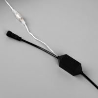 Гирлянда &laquo;Звёздное небо&raquo; 1 &times; 5 м роса, IP44, УМС, серебристая нить, 300 LED, свечение тёплое белое