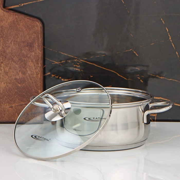 Кастрюля &laquo;Лира&raquo; 2.2 л, d=18 см, капсульное дно, индукция