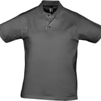 Рубашка поло мужская Prescott men 170 темно-серая, размер S Рубашка поло мужская Prescott men 170 темно-серая, размер S