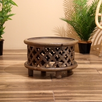 Столик кофейный 39х39х26 см, манговое дерево