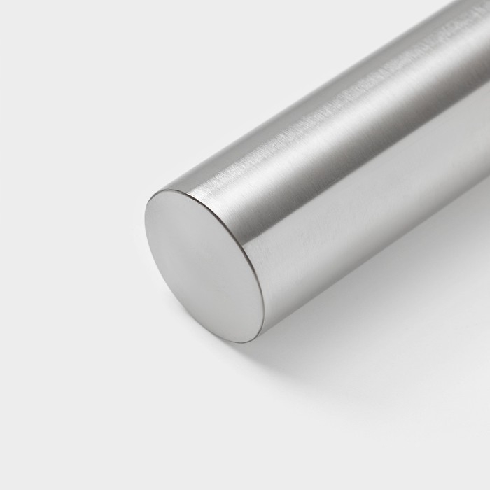 Скалка из нержавеющей стали Доляна «Бруни», 42,2×3,2 см, цвет серебристый Скалка из нержавеющей стали Доляна «Бруни», 42,2×3,2 см, цвет серебристый