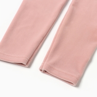 Костюм детский (свитшот, лосины) KAFTAN Plushy р.34 (122-128), розовый