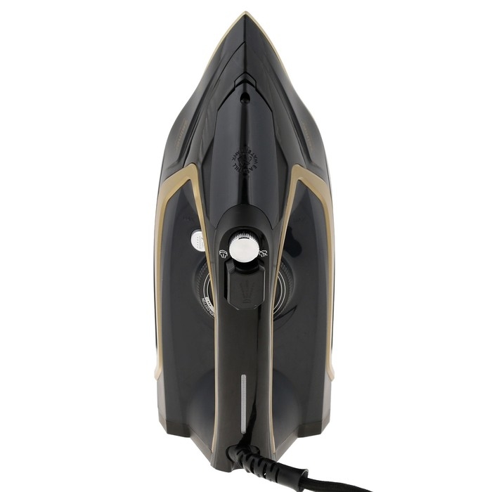 Утюг Zelmer ZIR2620 Golden Glide, 2600 Вт, керамика, 35 г/мин, 280 мл, чёрно-золотистый Утюг Zelmer ZIR2620 Golden Glide, 2600 Вт, керамика, 35 г/мин, 280 мл, чёрно-золотистый