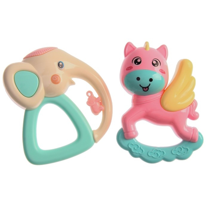 Набор погремушек &laquo;Нежность&raquo;, в сумочке, 6 шт, Крошка Я