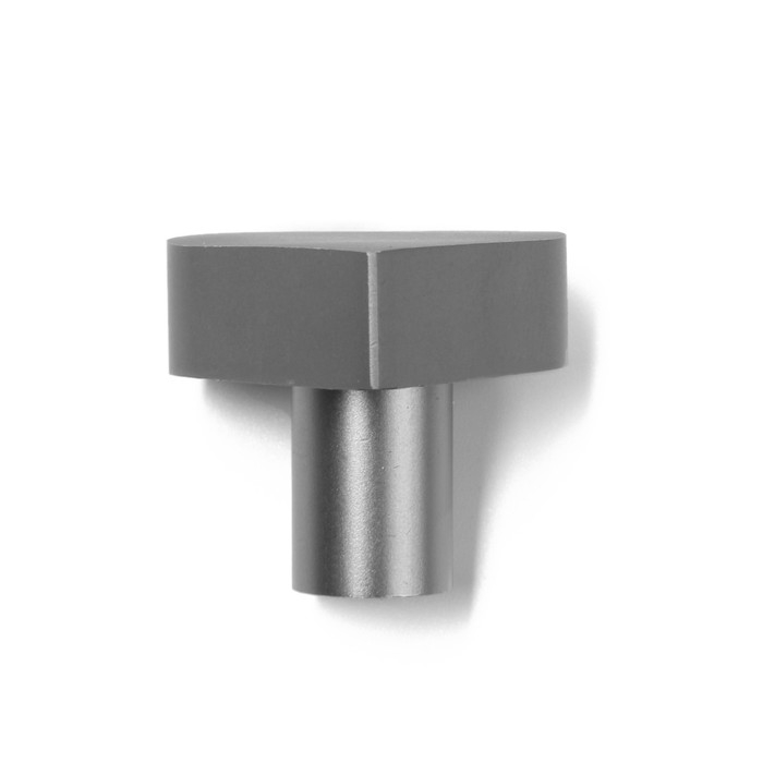 Ручка кнопка мебельная “HEART“, цвет серый Ручка кнопка мебельная “HEART“, цвет серый