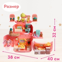 Дом для кукол «Рюкзачок» с куклами, мебелью и аксессуарами Дом для кукол «Рюкзачок» с куклами, мебелью и аксессуарами