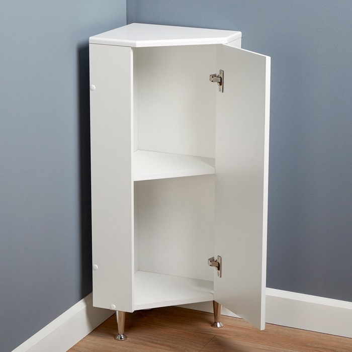 Тумба для ванной комнаты "Джика" угловая, 87 х 31,6 х 31,6 см