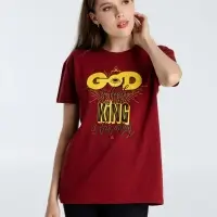 Футболка A God is High, гранатово-красная, размер XXL Футболка A God is High, гранатово-красная, размер XXL