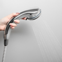 Душевая лейка Accoona A327, 4 режима, корпус пластик, цвет хром