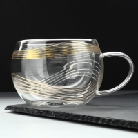 Кружка стеклянная с двойными стенками «Геометрия», 270 мл Кружка стеклянная с двойными стенками «Геометрия», 270 мл