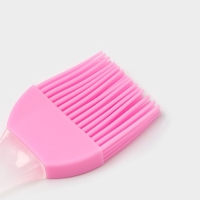 Кисть Доляна «Фобос», силикон, 19,5×4 см, цвет розовый Кисть Доляна «Фобос», силикон, 19,5×4 см, цвет розовый