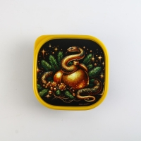 Новый год. Ланч-бокс &laquo;Золотой шар&raquo;, 700 мл