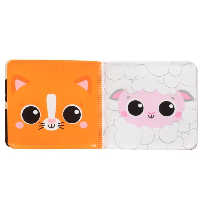 Набор книжек - игрушек для ванны &laquo;В зоопарке&raquo;, водная раскраска, 3 шт., Крошка Я