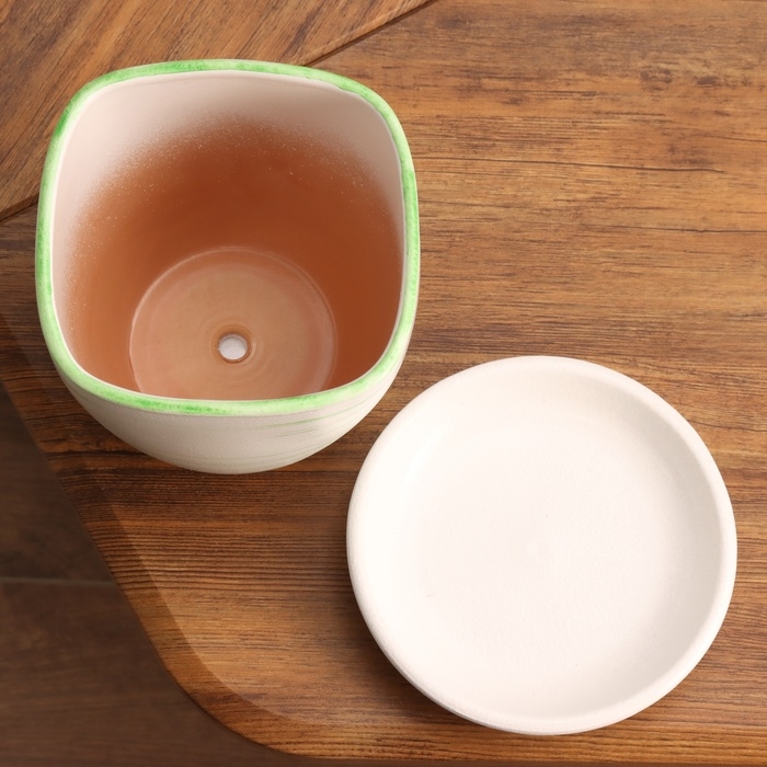 Горшок цветочный "Кустарник" роспись 1,4 л