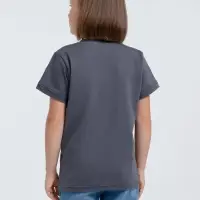Футболка детская T-Bolka Kids, темно-серая (графит), 12 лет