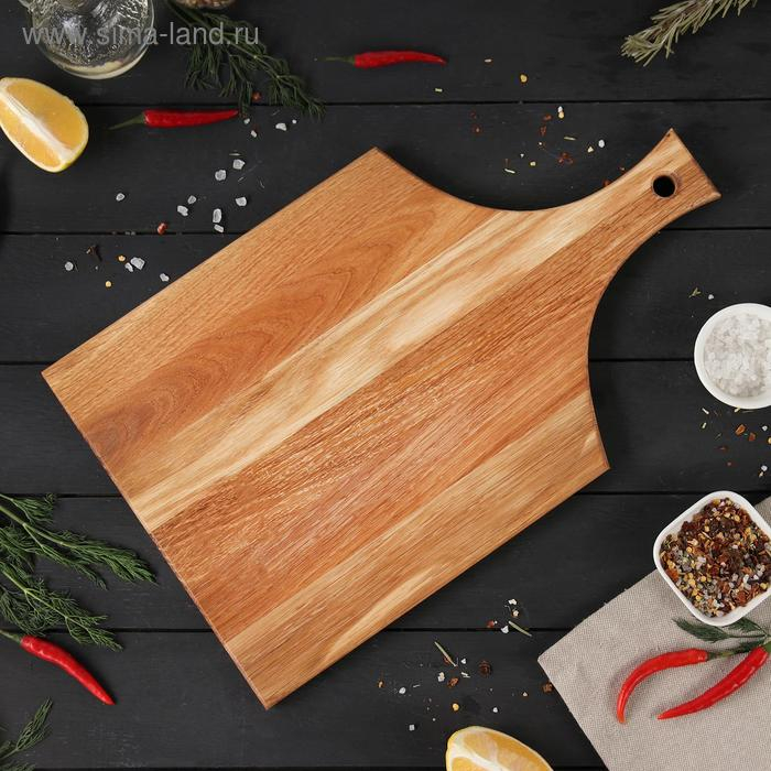 Доска разделочная дуб Mаgistrо, 40&times;24&times;1,2 см, с ручкой