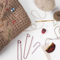 Набор вспомогательных булавок для вязания, 9 см, 5 шт, цвет зелёный Набор вспомогательных булавок для вязания, 9 см, 5 шт, цвет зелёный