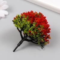 Искусственное растение для творчества пластик "Огненное дерево" 9 см