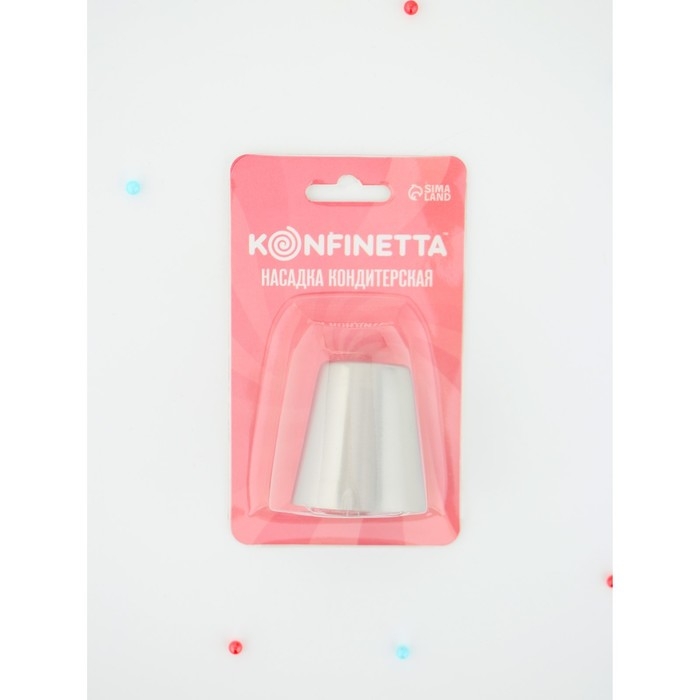 Насадка кондитерская KONFINETTA &laquo;Цветок&raquo;, d=3,5 см, выход d=1,9 см, нержавеющая сталь