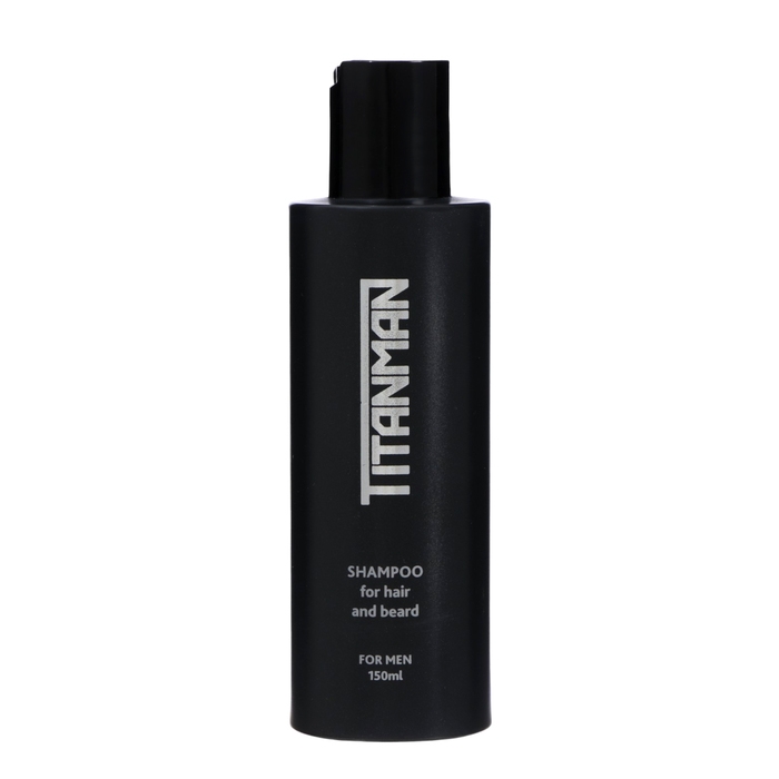 Подарочный набор мужской TITANMAN Гель для душа,150 мл + Шампунь для волос и бороды, 150 мл