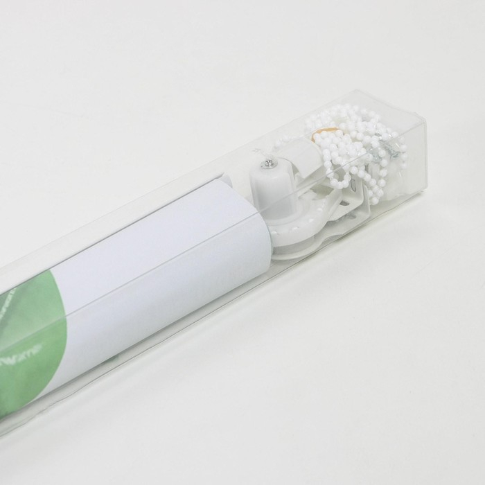 Штора рулонная &laquo;Ветви&raquo;, блэкаут, 120&times;200 см, цвет белый