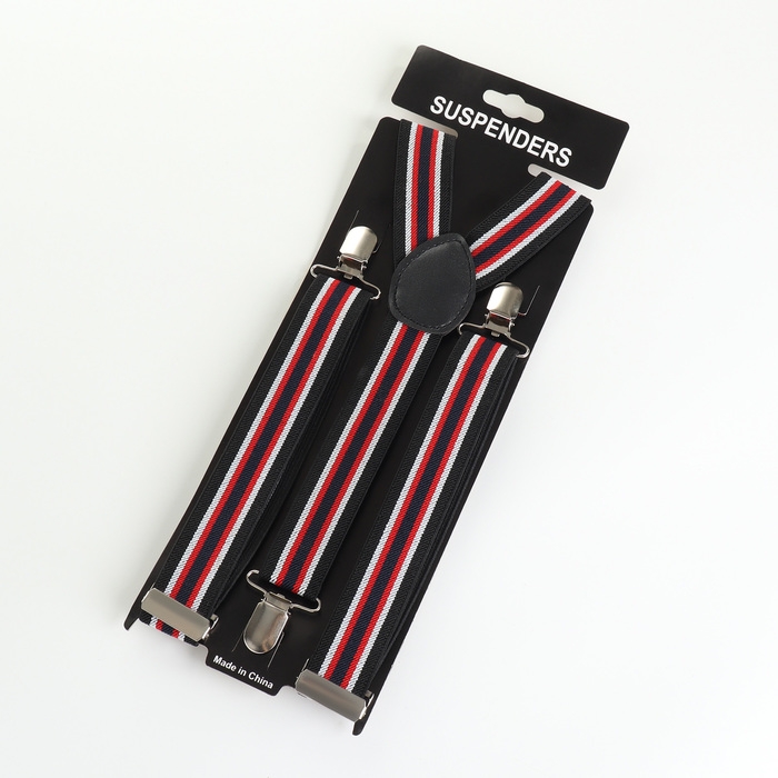 Подтяжки взрослые, ширина 2,5 см, цвет разноцветный Подтяжки взрослые, ширина 2,5 см, цвет разноцветный