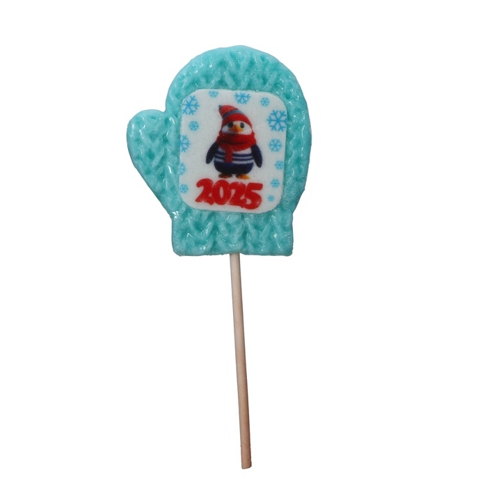 Новый год. Леденец с печатью Новый год. Леденец с печатью "Пингвин 2025", 30 г