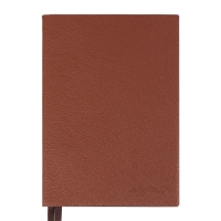 Ежедневник недатированный, формат А6+,116 листов, клетка, ЛАЙТ Коричневый, тониров. срез Ежедневник недатированный, формат А6+,116 листов, клетка, ЛАЙТ Коричневый, тониров. срез