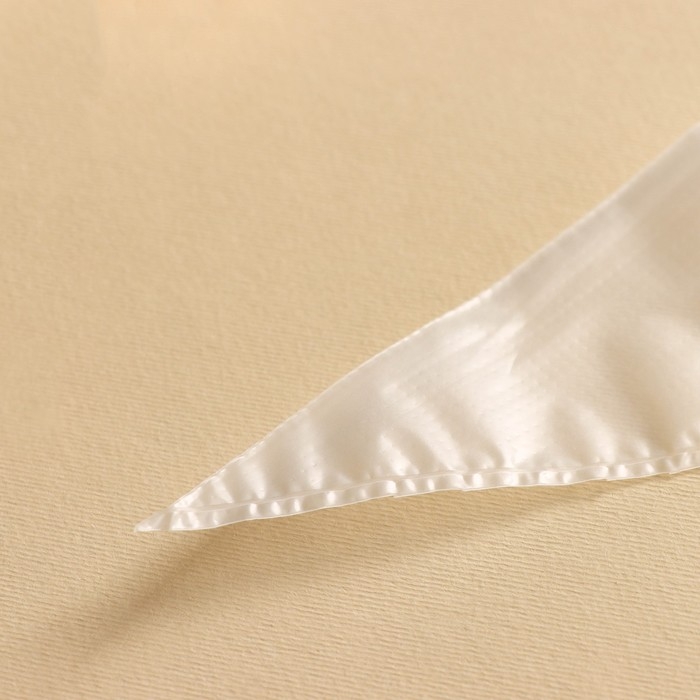 Набор кондитерских одноразовых мешков, 25 шт, 25 см, цвет прозрачный Набор кондитерских одноразовых мешков, 25 шт, 25 см, цвет прозрачный