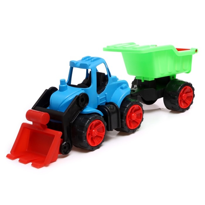 Трактор &laquo;Спецтехника&raquo;, с прицепом, МИКС